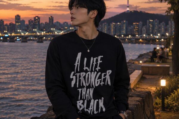 Comme Des Garcons Print Long Sleeves Black