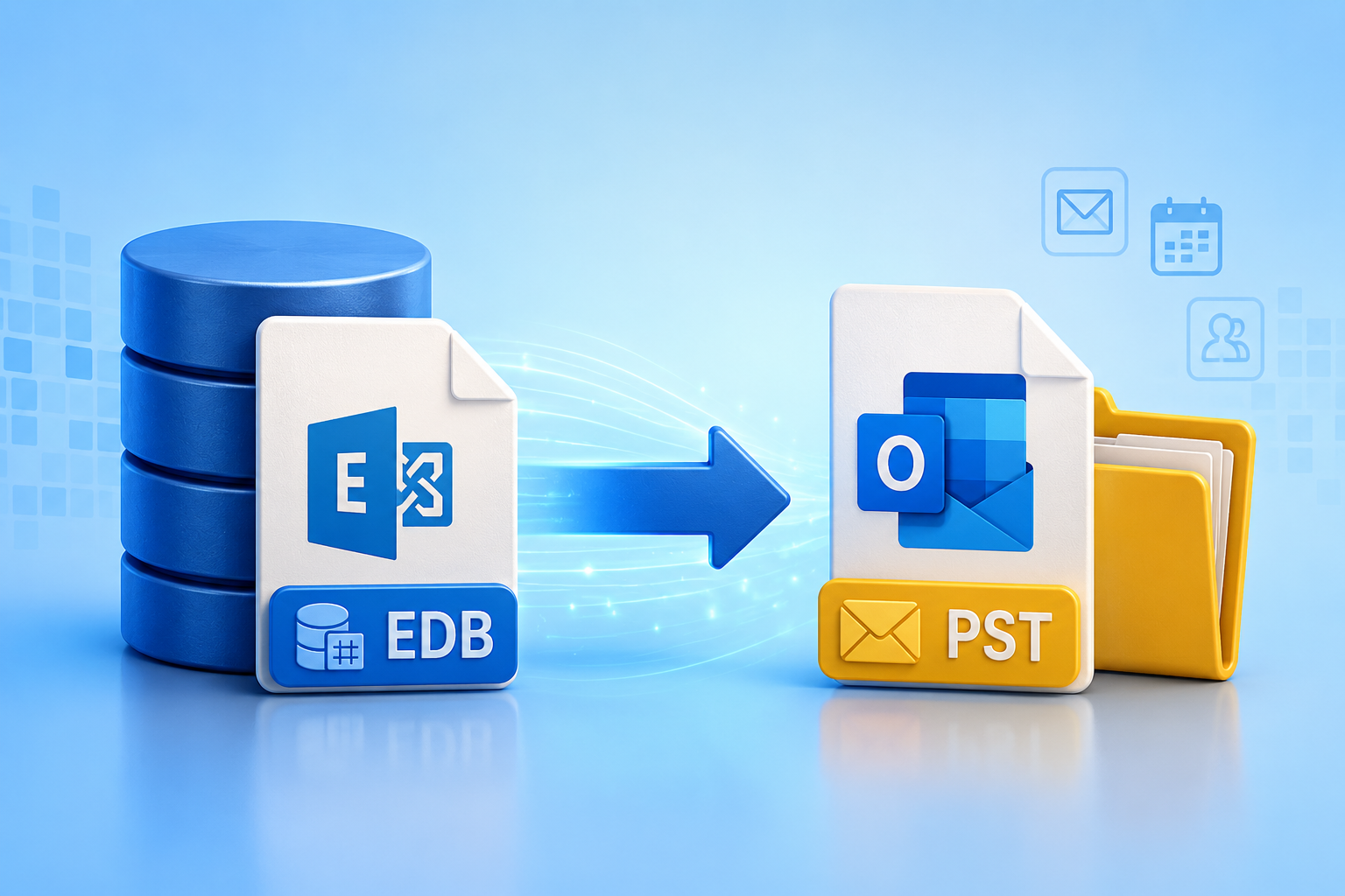 Exchange EDB Files to PST