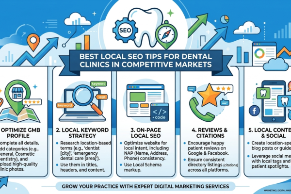 Best Local SEO Tips for Dental Clinics in Competitive Markets