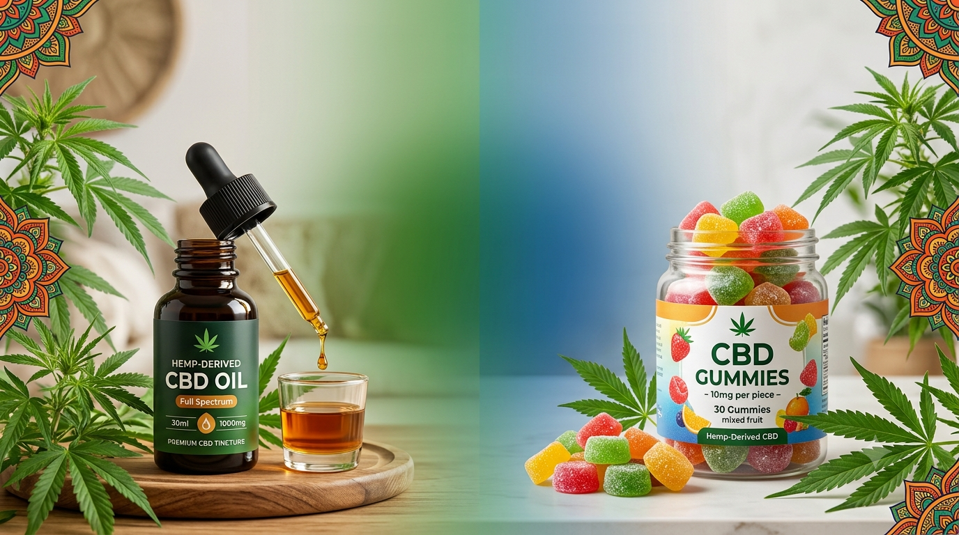 CBD Oil vs CBD Gummies — Which Is Better for Indians?