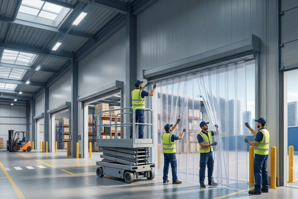Get the Best PVC Strip Curtain Installation Services Near Me for Your Warehouse or Facility