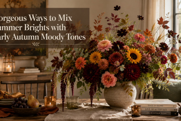Gorgeous Ways to Mix Summer Brights with Early Autumn Moody Tones