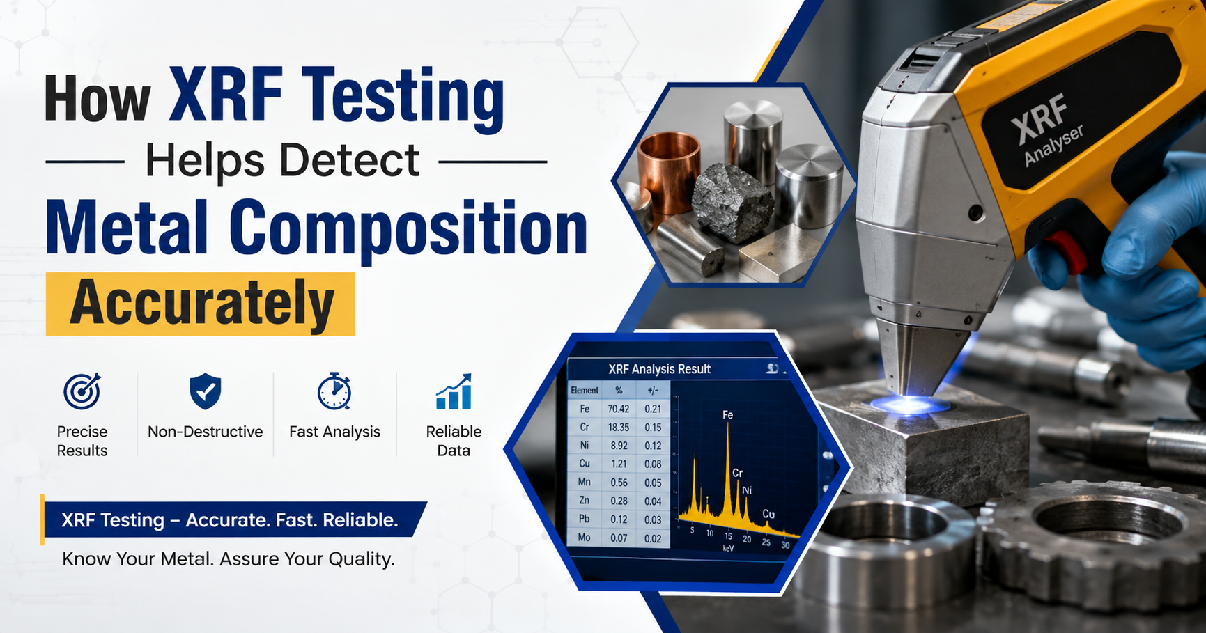 How XRF Testing Helps Detect Metal Composition Accurately