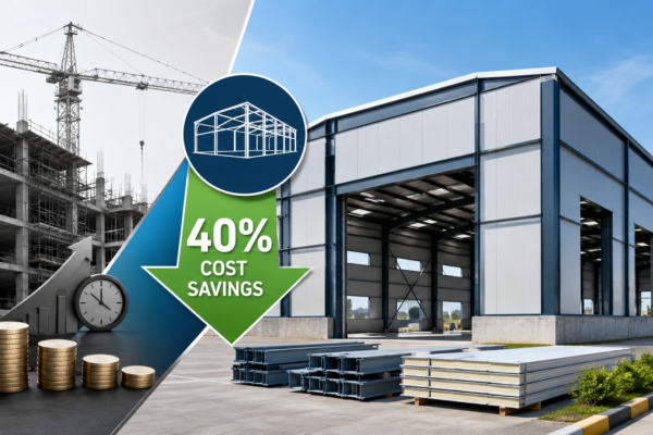 How a Pre Fabricated Building Manufacturer Can Cut Your Construction Costs by 40%