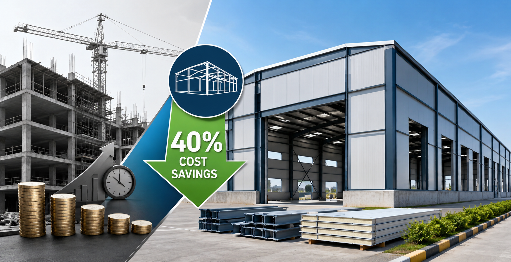 How a Pre Fabricated Building Manufacturer Can Cut Your Construction Costs by 40%