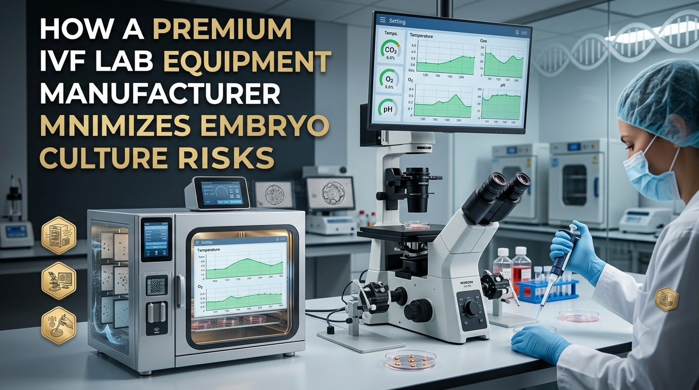 How a Premium IVF Lab Equipment Manufacturer Minimizes Embryo Culture Risks