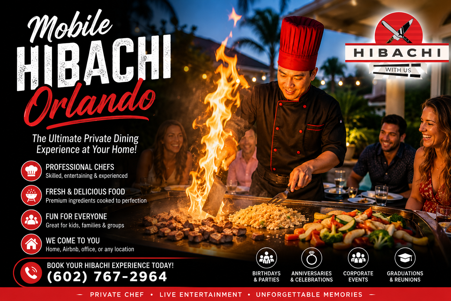 Mobile Hibachi Orlando