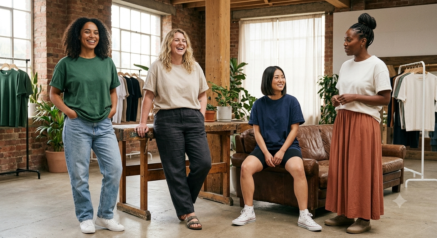 Oversized Cotton T-Shirts for Women