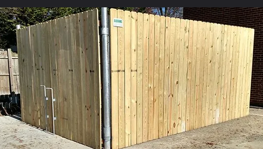 dumpster enclosure