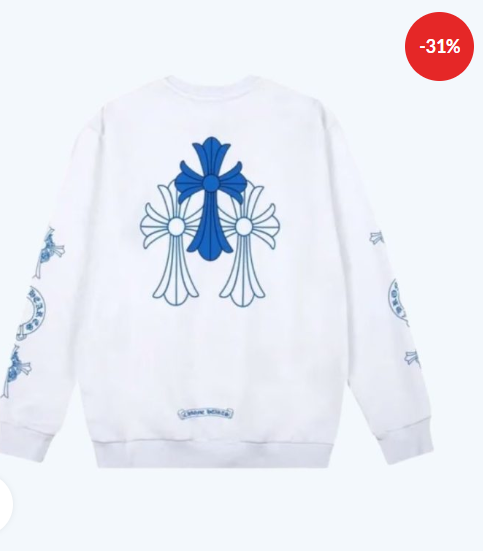 CH Blue Logo Crewneck Sweatshirt