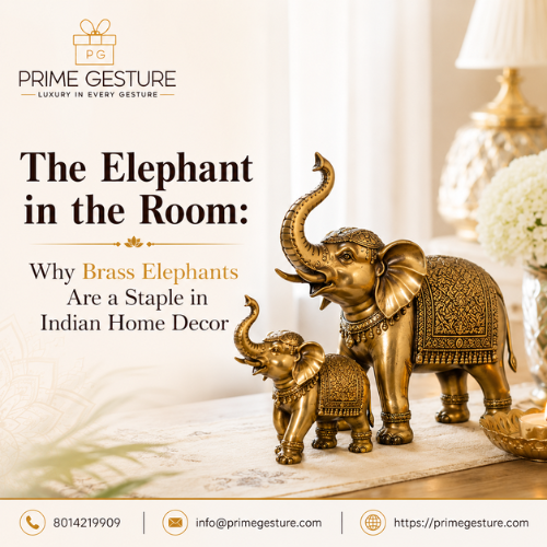 The Elephant in the Room: Why Brass Elephants Are a Staple in Indian Home Decor