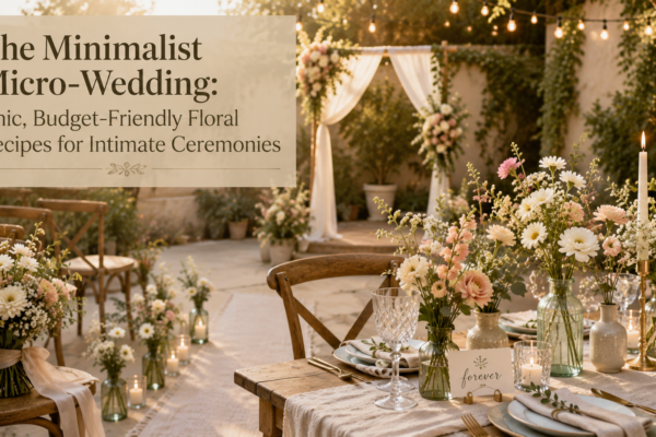 The Minimalist Micro-Wedding Chic, Budget-Friendly Floral Recipes for Intimate Ceremonies