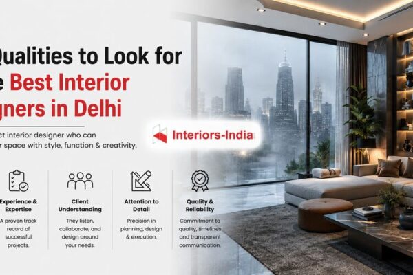 Top Qualities to Look for in the Best Interior Designers in Delhi