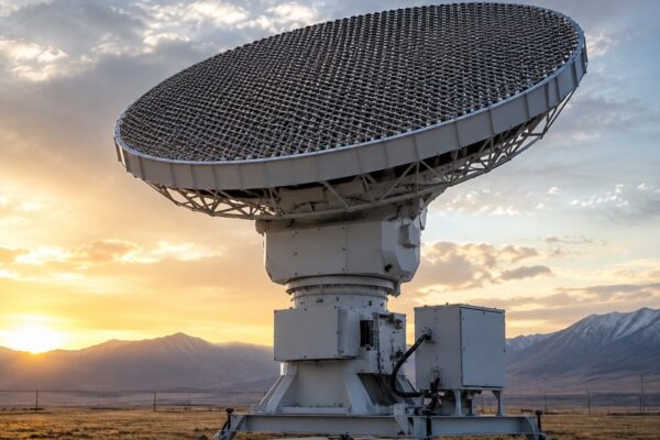 Wind Profiler Radar Antenna mounted on the land