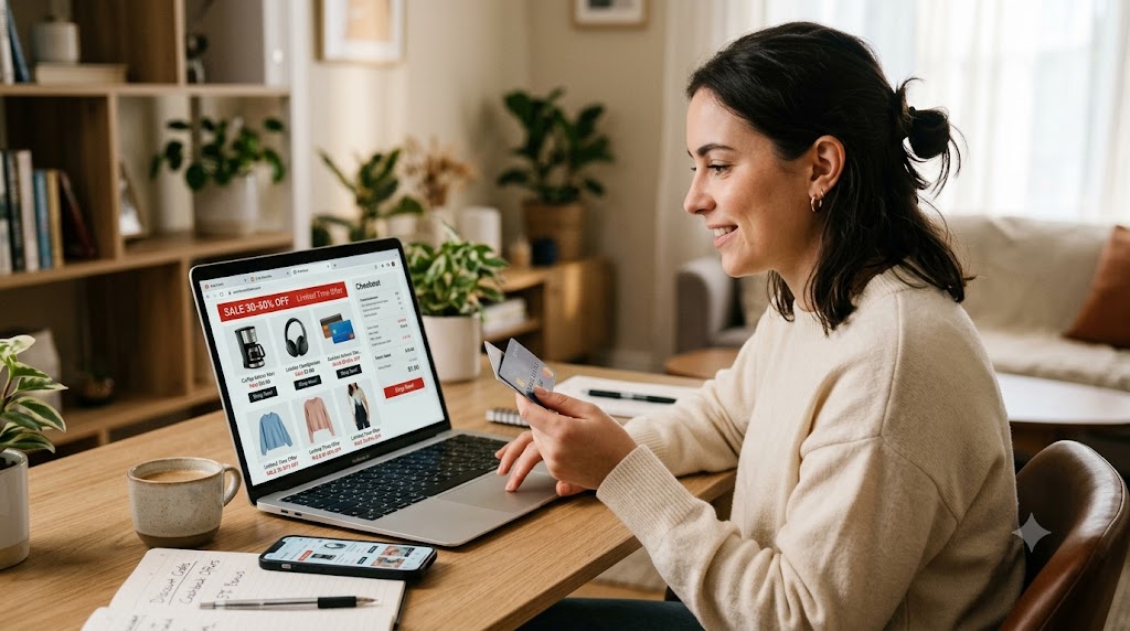 Smart Ways to Use Credit Card Offers During Online Sales