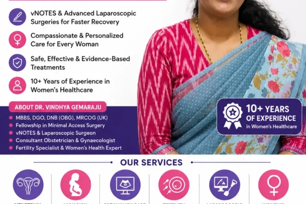 Best Gynaecologist in Shaikpet Hyderabad – Dr Vindhya Gemaraju