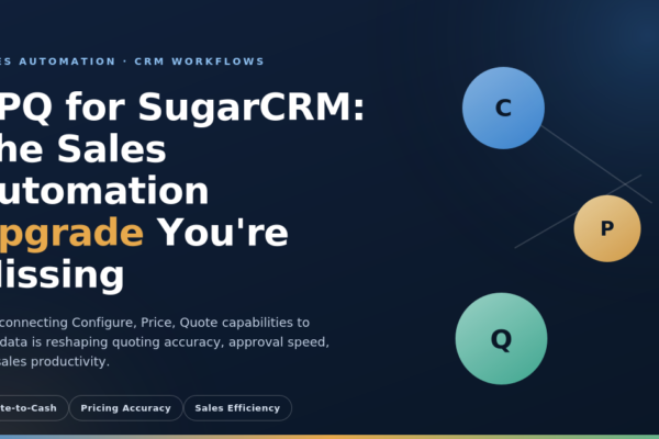 CPQ for SugarCRM sales automation guide