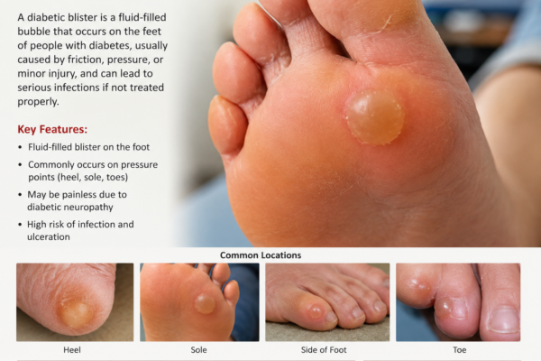 diabetes blisters on feet
