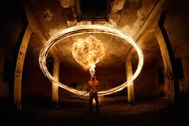 Fire performers