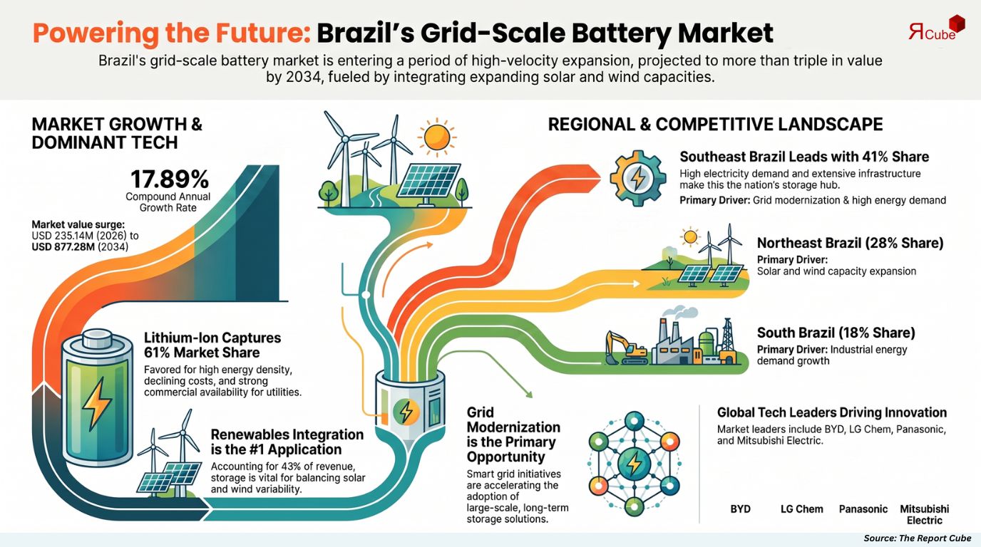 Brazil Grid-Scale Battery Market