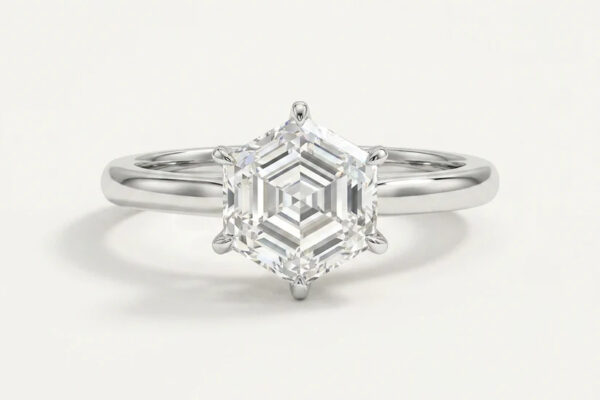 Hexagon Engagement Ring
