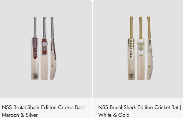 Player choosing a suitable cricket bat