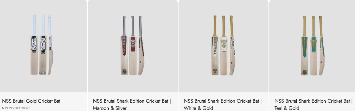 Player choosing a suitable cricket bat