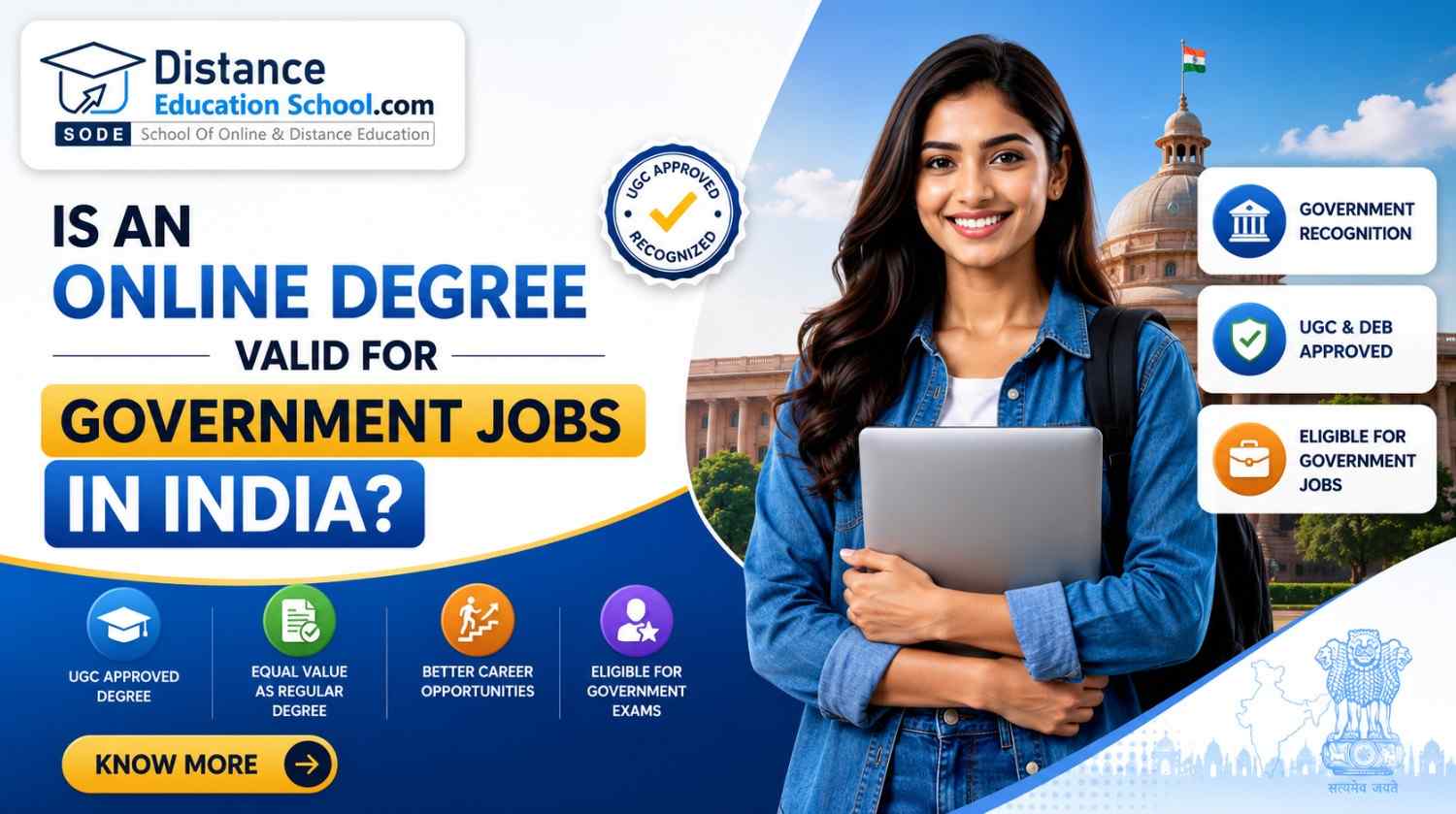 Is an Online Degree Valid for Government Jobs in India? A Complete Guide