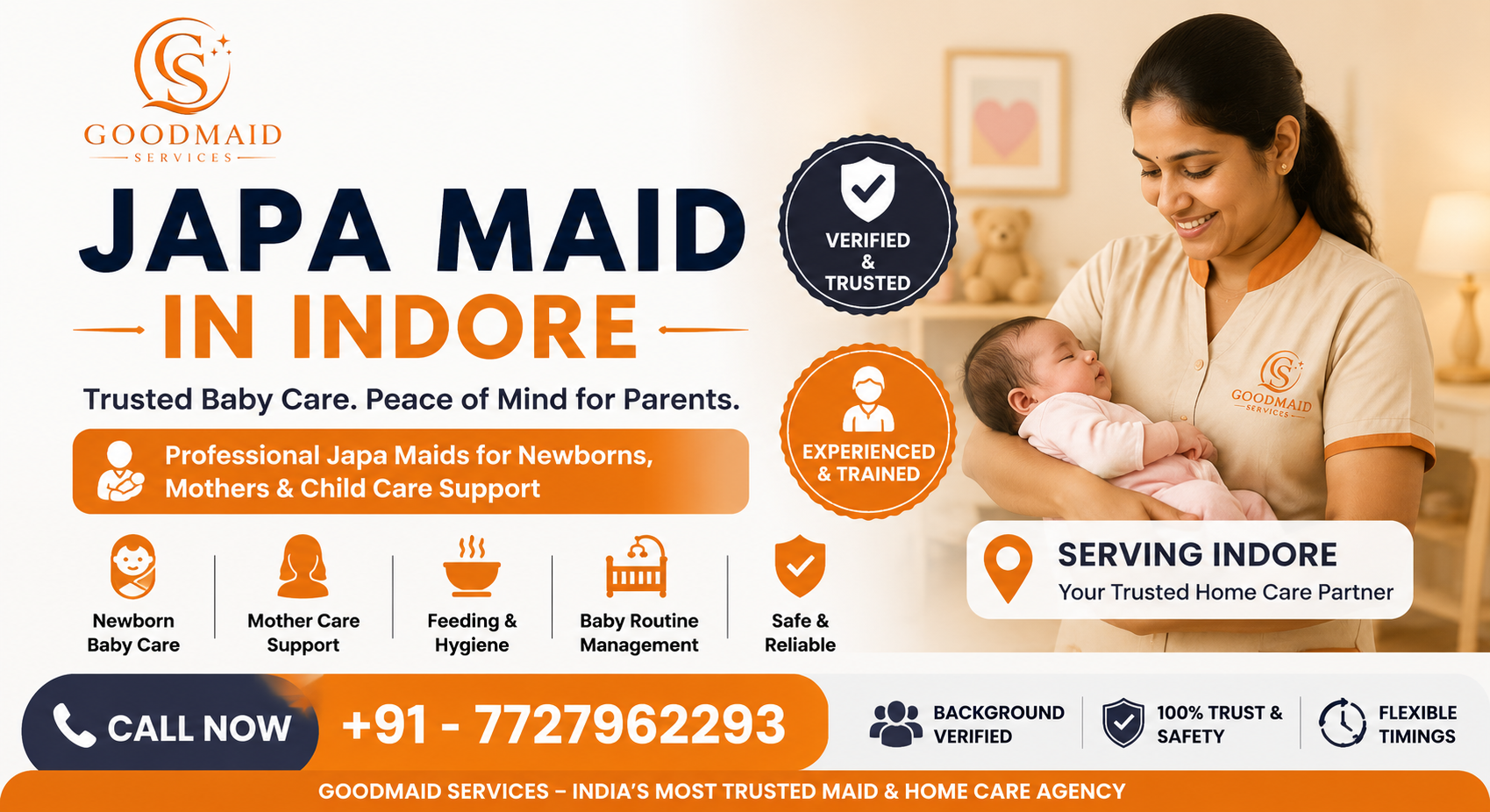 Trusted Babysitter Indore for Safe and Loving Child Care at Home