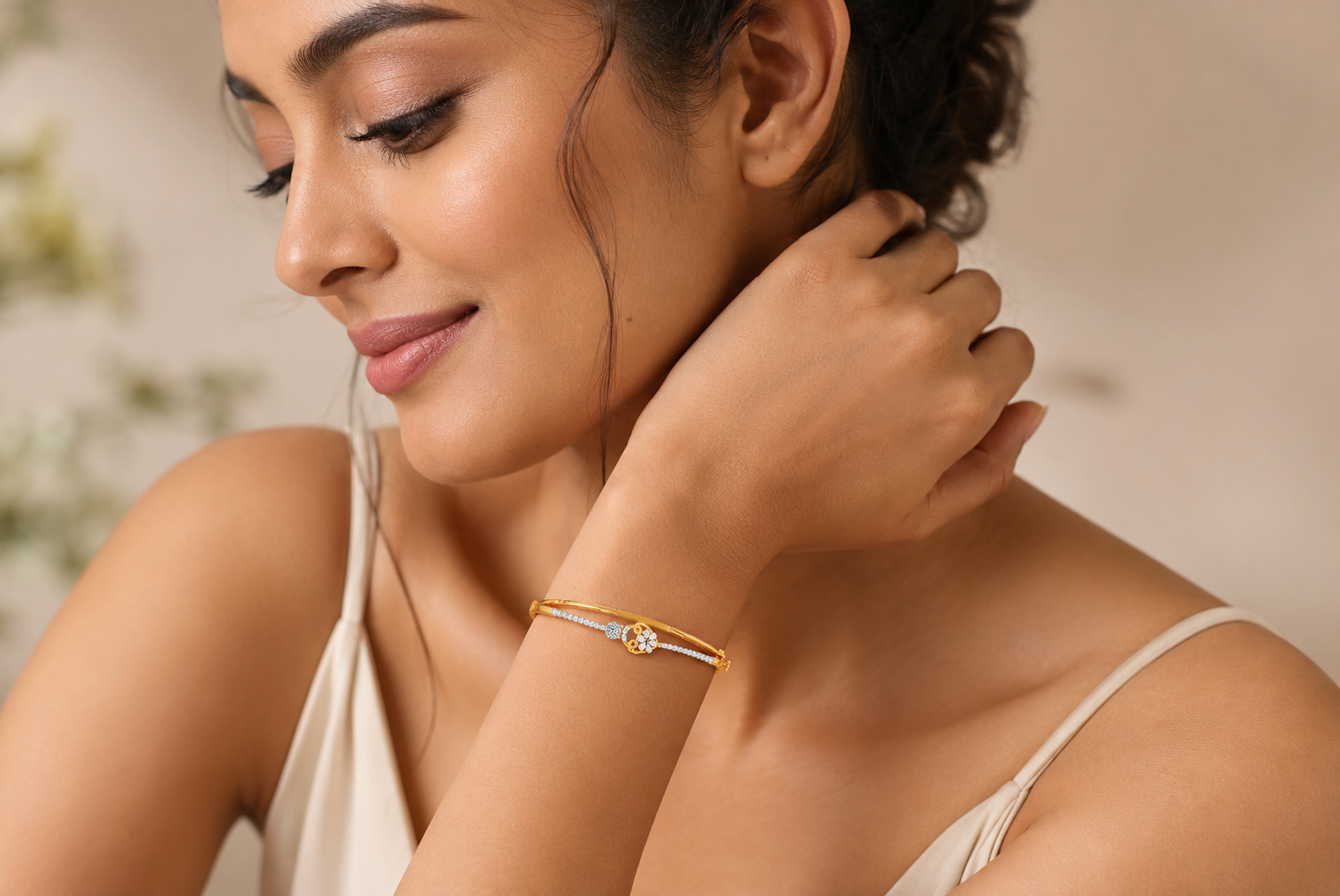 lab grown diamond bangles