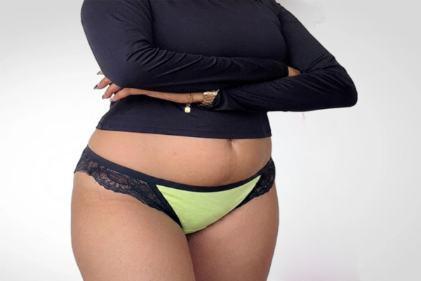 lace period panty