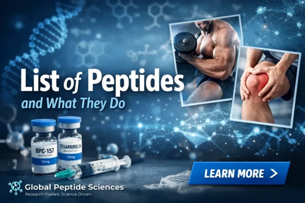 list of peptides and what they do