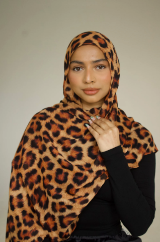 Premium chiffon hijab displayed by Ayaarah Modest Wear online hijab shop