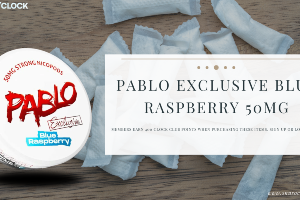 exclusive blue raspberry nicotine pouch