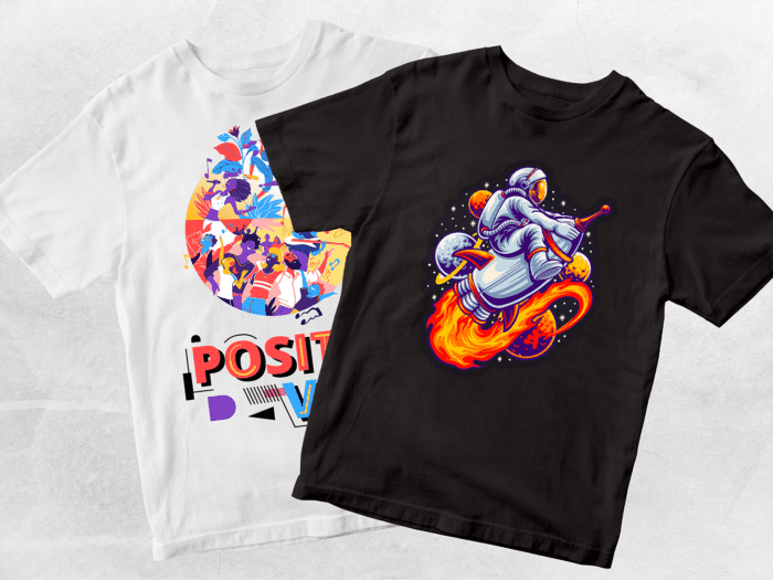 Custom printed shirts