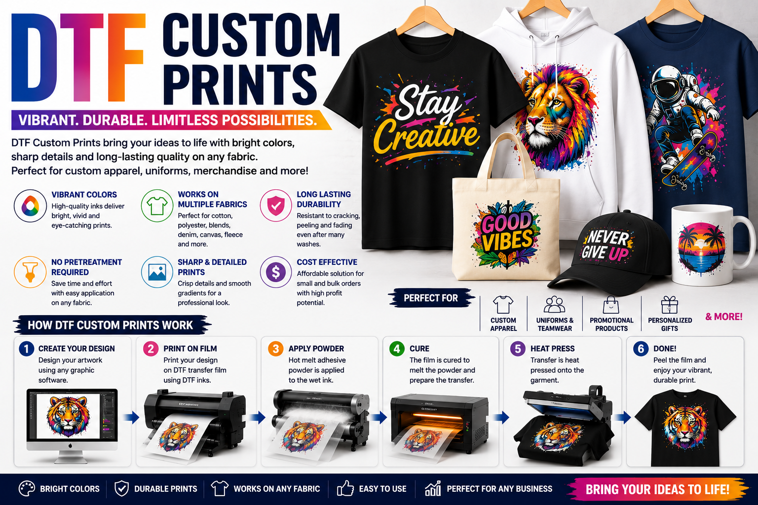 DTF Custom Prints