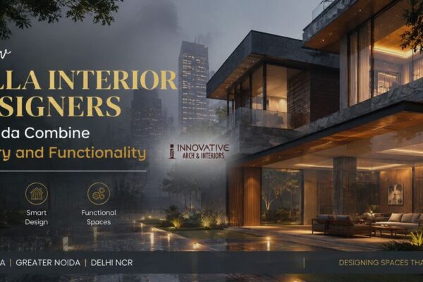 How Villa Interior Designers in Noida Combine Luxury and Functionality