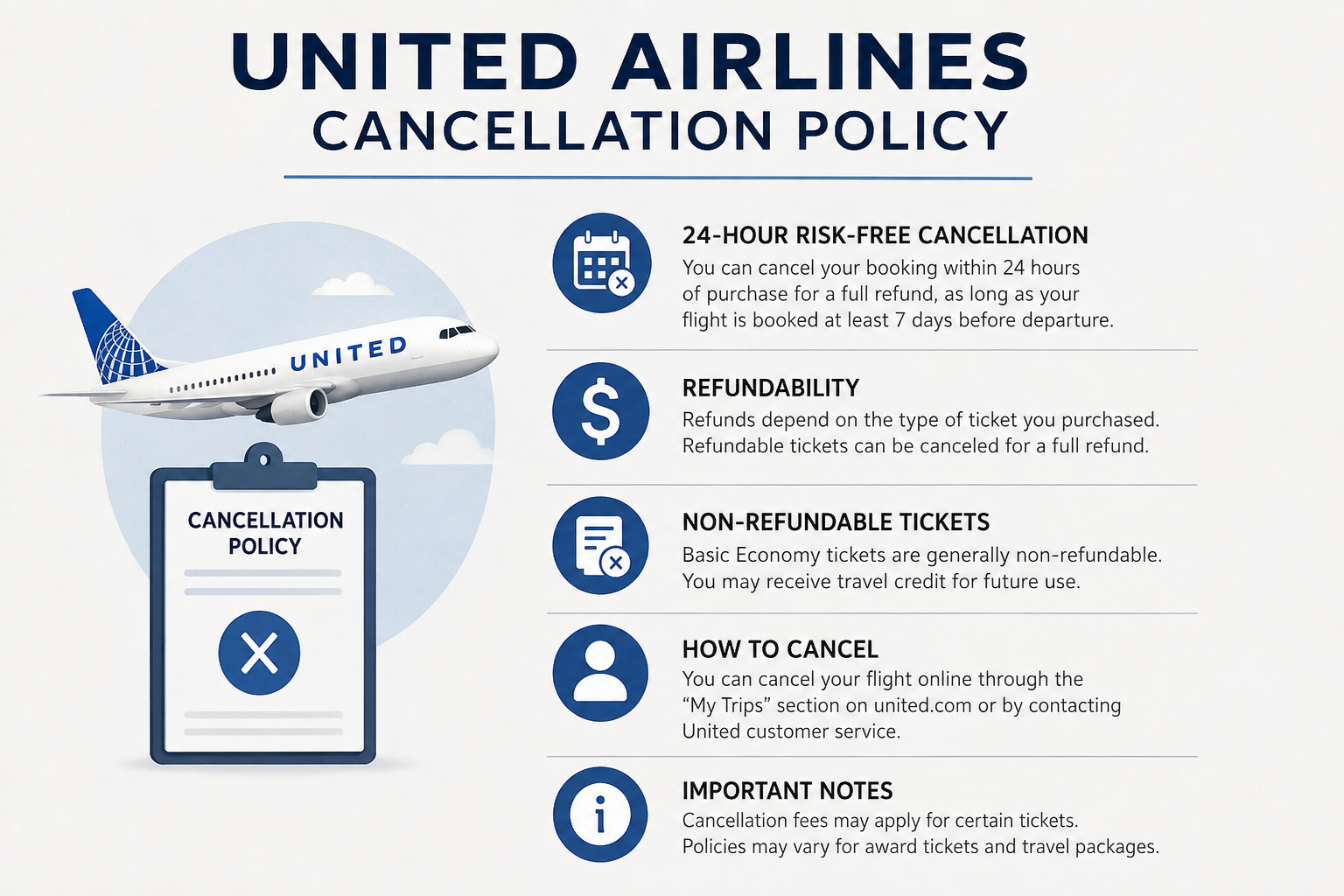United Airlines Cancellation Policy